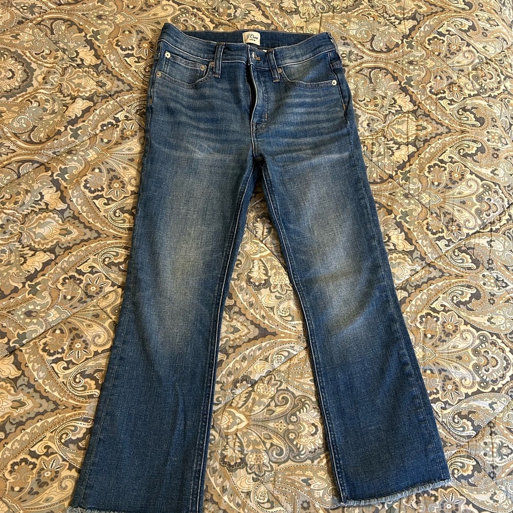 J Crew 9” Billie Demi Boot Crop jeans